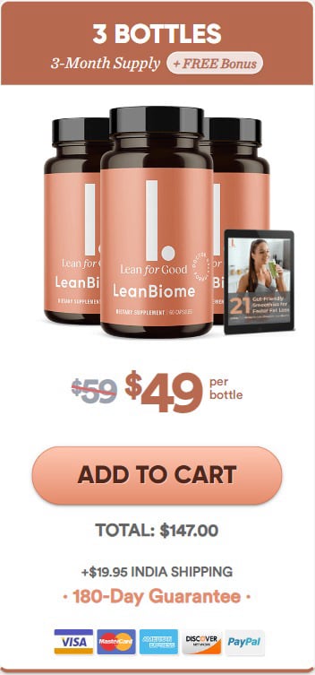 LeanBiome 3 bottle